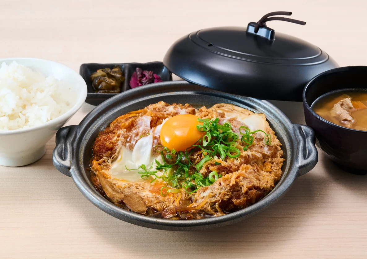 Simmered Pork Cutlet with Egg