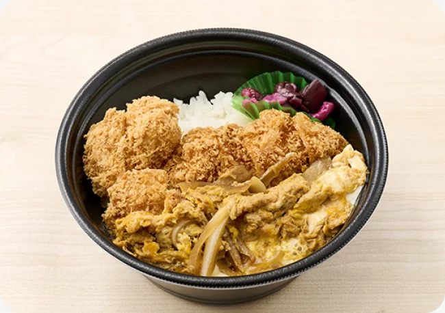 チキンカツ煮丼