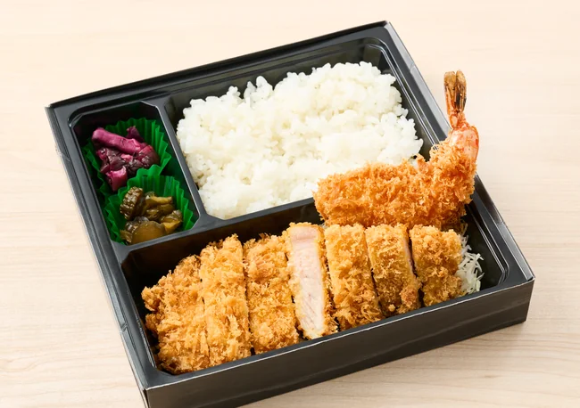 ロースカツ・肉厚エビフライ